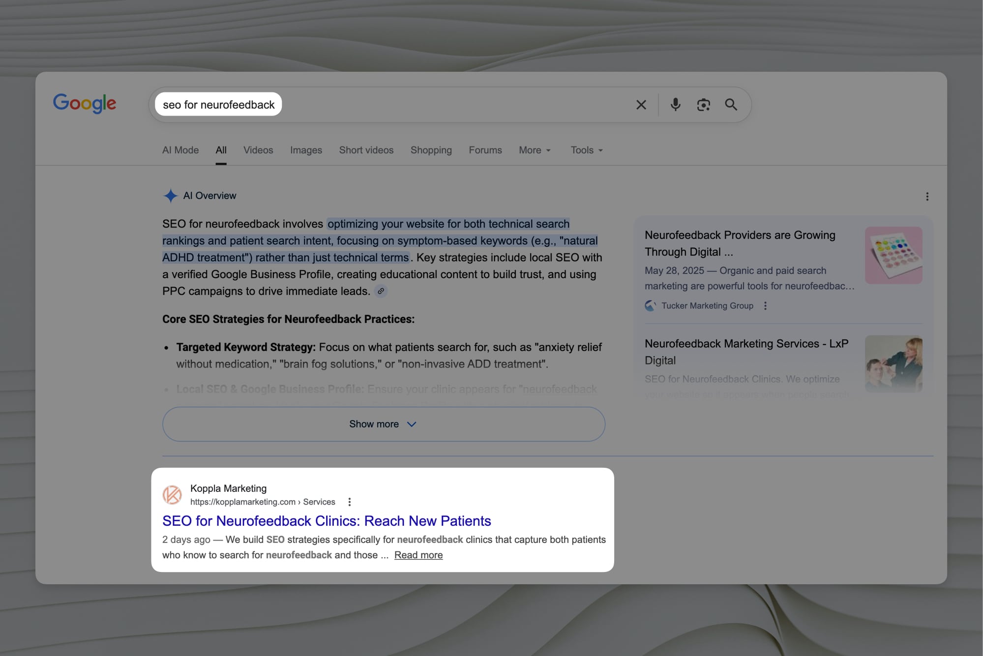 Therapist SEO: Why Search Volume Is the Wrong Metric